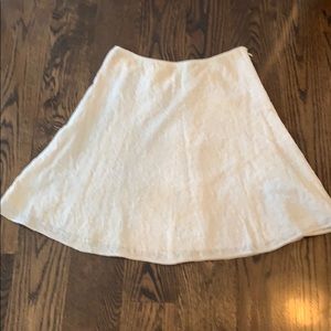 White j crew skirt